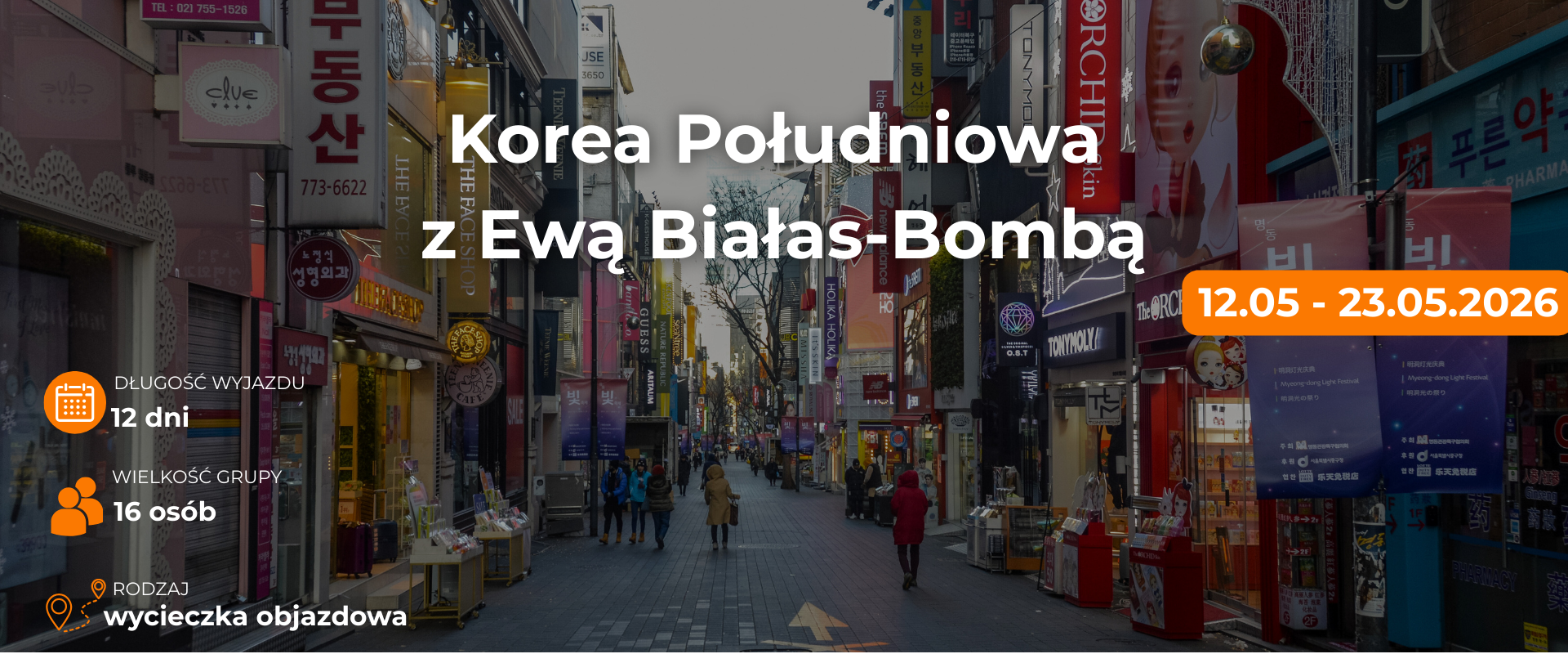 wycieczka do Korei Południowej maj2026